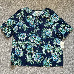 St. John's Bay Elbow Sleeve Blouse